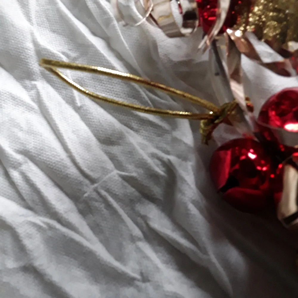 Vintage Holiday Christmas Jingle Bell Wreath